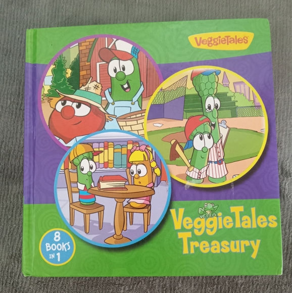 Veggie Tales Treasury 8 Books In 1 - Picture 1 of 5
